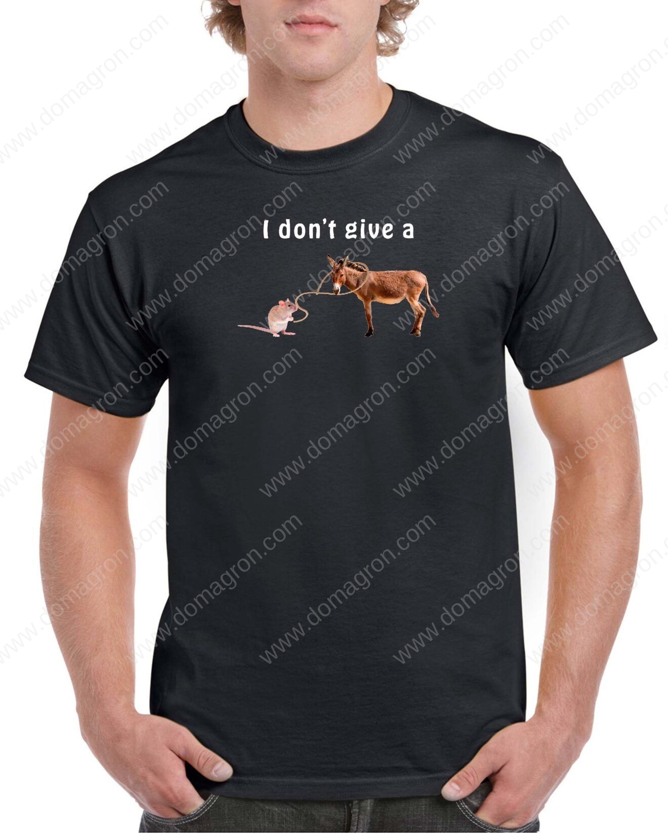 I Dont Give A Rats Ass Shirt S Domagron