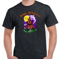 Haunted House Happy Halloween Shirt H-331