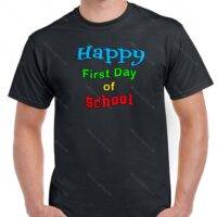 Happy First Day of School Words Shirt F-376