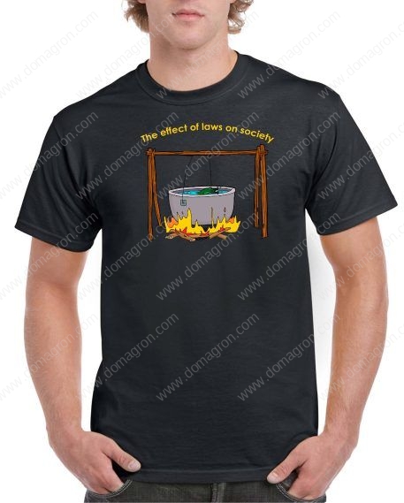 The Effect of Laws on Society ~ Frog in Boiling Water ~ Shirt