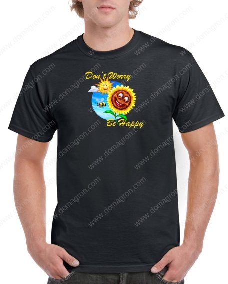 Don't Worry Be Happy Sunshine Optimism Shirt F-476