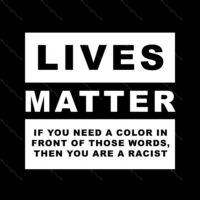 All Lives Matter - Version 2 Metal Photo W-236