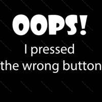 Oops! I Pressed the Wrong Button Direct to Film (DTF) Heat Transfer S-221