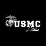 USMC Dad  – United States Marines Corp Dad  Metal Photo F-434-538