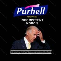 Purhell Anti Biden Metal Photo B-167