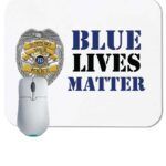 Blue Lives Matter Mouse Pad