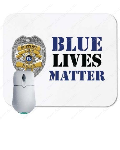 Blue Lives Matter Mouse Pad