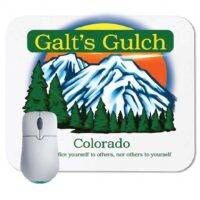 Galt's Gulch ~ John Galt of Atlas Shrugged Mouse Pad