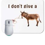 I Don't Give a Rat's Ass Mouse Pad