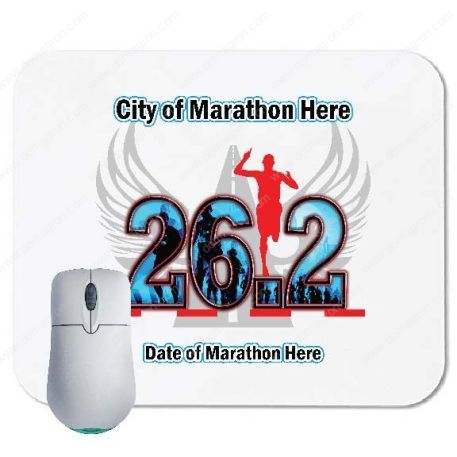 26.2 Marathon Runner's Customized Mouse Pad