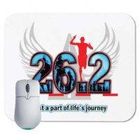 26.2 Marathon Runner's Life Journey Mouse Pad