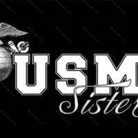 Marines Sister License Plate