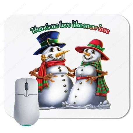 There's no love like snow love Christmas Mouse Pad