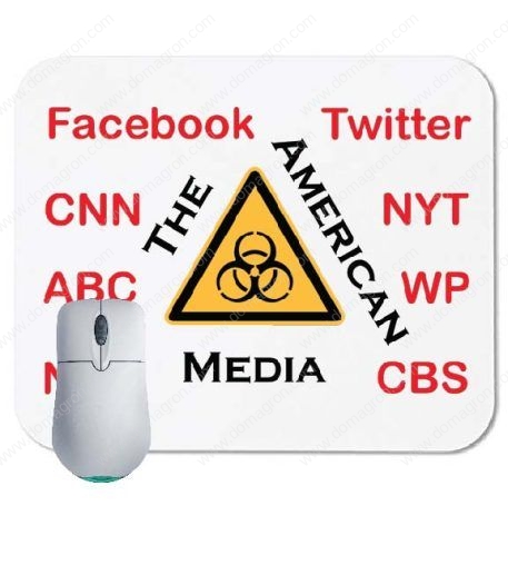 The America Media Radioactive  with Names Mouse Pad