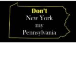 Don't NY My PA License Plate