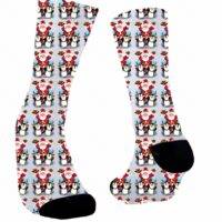 Happy Penguin Christmas Socks