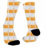 Book Reader Lovers Socks - Library Card