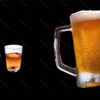 Shotglass and Beer License Plate