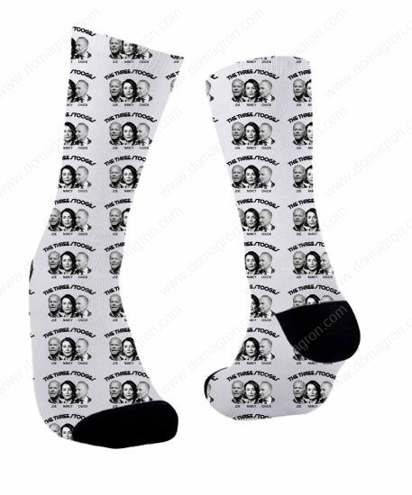 The Three Stooges - Anti Biden, Pelosi and Schumer Socks