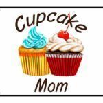 Cupcake Mom License Plate