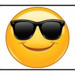 Emoji Cool Guy License Plate
