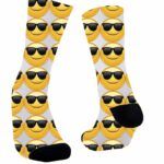 Emoji Cool Guy Socks