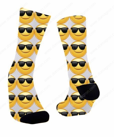 Emoji Cool Guy Socks