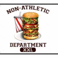 Non Athletic Department License Plate