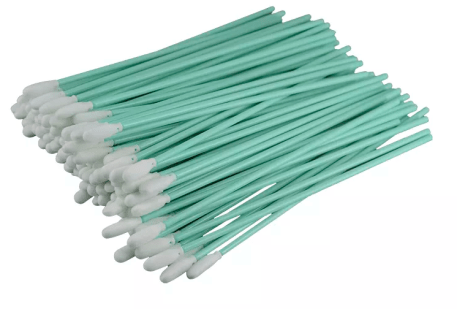 Lint-Free Foam Cleaning Swab For Printers, Electronics, Firearms, and More  6.4" Length Narrow Head  Package of 100