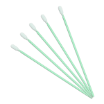 Lint-Free Polyester Cleaning Swab For Printers, Electronics, Firearms, and More  6.4" Length Narrow Head  Package of 100