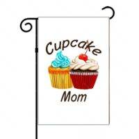 Cupcake Mom Garden Flag