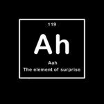 Ah~The Element of Surprise ~ Periodic Table of the Elements Shirt Direct to Film (DTF) Heat Transfer F-381