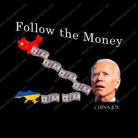 Follow the money ~ China Joe Metal Photo B-372