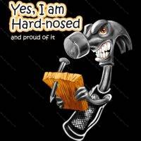 Hard-Nosed and Proud of It shirt Direct to Film (DTF) Heat Transfer S-250