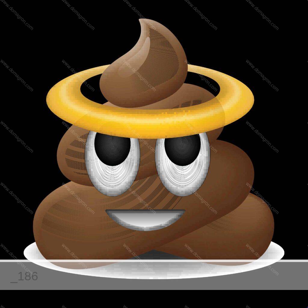 Holy Crap Emoji Direct To Film DTF Heat Transfer DOMAGRON