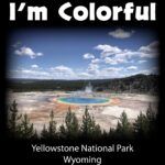 I'm Colorful - Yellowstone National Park Prism Shirt Direct to Film (DTF) Heat Transfer K-320