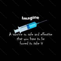 Imagine a Vaccine So Safe and Effective That You Have To Be Forced To Take It Metal Photo S-407