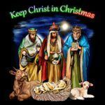 Keep Christ in Christmas  Metal Photo H-573