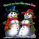 There's no love like snow love Christmas Shirt Direct to Film (DTF) Heat Transfer F-299