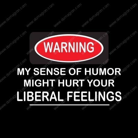 Warning - My Sense of Humor Might Hurt Your Liberal Feelings Direct to Film (DTF) Heat Transfer S-446