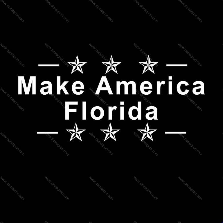 Make America Florida Shirt Direct to Film (DTF) Heat Transfer D-458