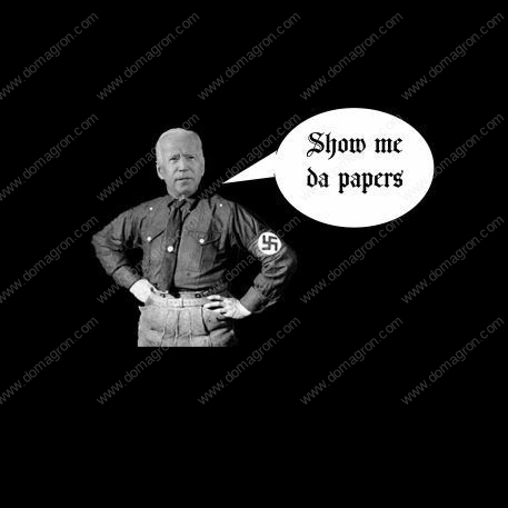 Show Me Da Papers Anti-Biden Shirt Direct to Film (DTF) Heat Transfer B-468