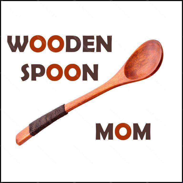 Wooden Spoon Mom Shirt Direct to Film (DTF) Heat Transfer S-454
