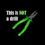 This is not a drill - parody  Metal Photo F-272