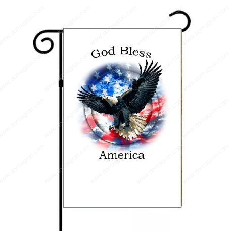 God Bless America Garden Flag