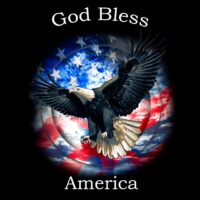 God Bless America Direct to Film (DTF) Heat Transfer U-48