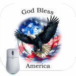 God Bless America Mouse Pad