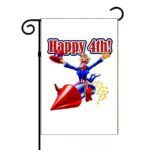Happy 4th of July Independence Day Garden Flag