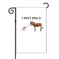 I Don't Give A Rat's Ass Garden Flag