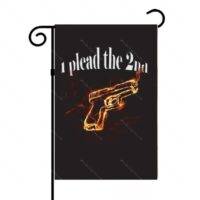 I Plead The 2nd 2A Supporter Garden Flag
